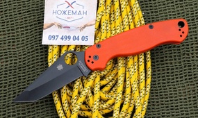 Spyderco Paramilitary 2 Exclusive Tanto Orange G10
