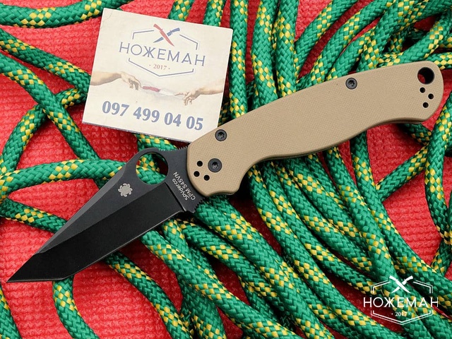 Spyderco ParaMilitary 2 Tanto Sand G10