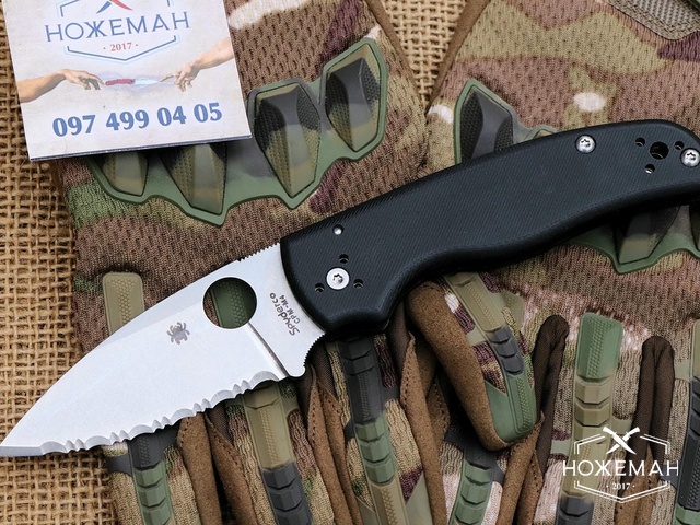 Spyderco Shaman C229GS Full Serrated