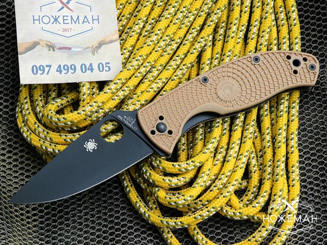 Spyderco Tenacious C122 Lightweight Tan FRN
