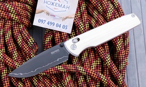 SRM Knives Terrier 258L-GT2 White G10