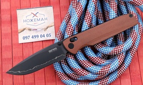 Тактический нож SRM Terrier 258L-MN2 Brown Micarta