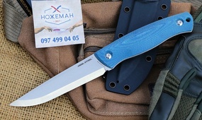 Туристический нож RealSteel Pathfinder Blue Micarta