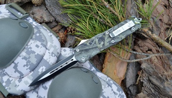 Выкидной нож Microtech Combat Troodon camouflage