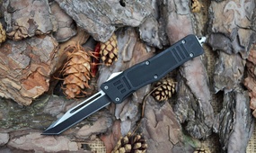 Выкидной нож Microtech Troodon tanto black