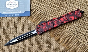 Выкидной нож Red Skulls
