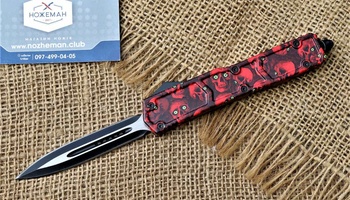 Выкидной нож Red Skulls